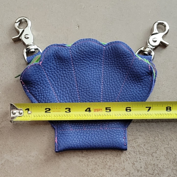 Mermaid seashell fannypack clip hip bag pouch ๐งโโ Leather Wallet Purse - Picture 8 of 8
